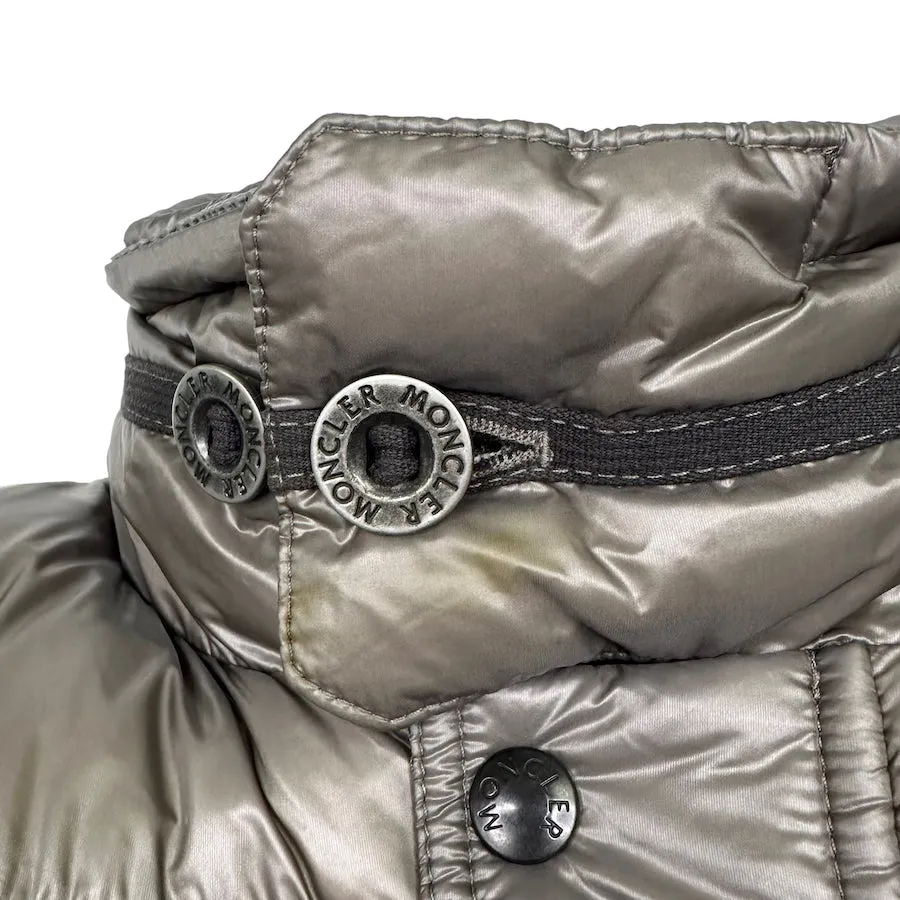 MONCLER SILVER HUBERT DOWN JACKET