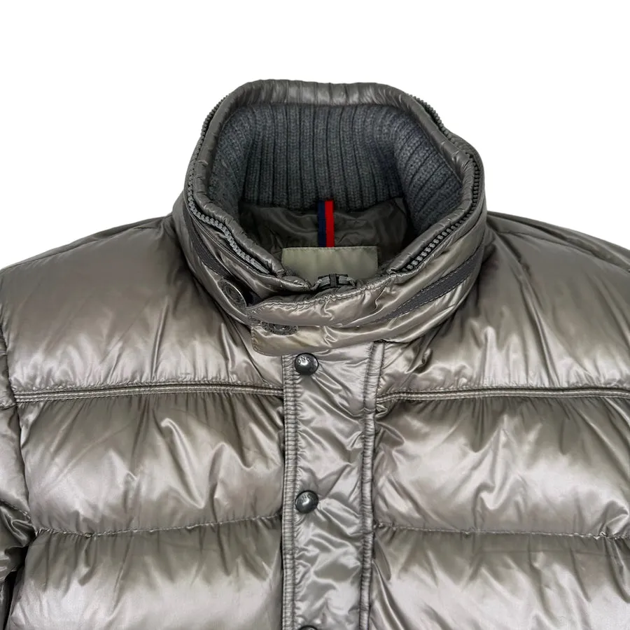 MONCLER SILVER HUBERT DOWN JACKET