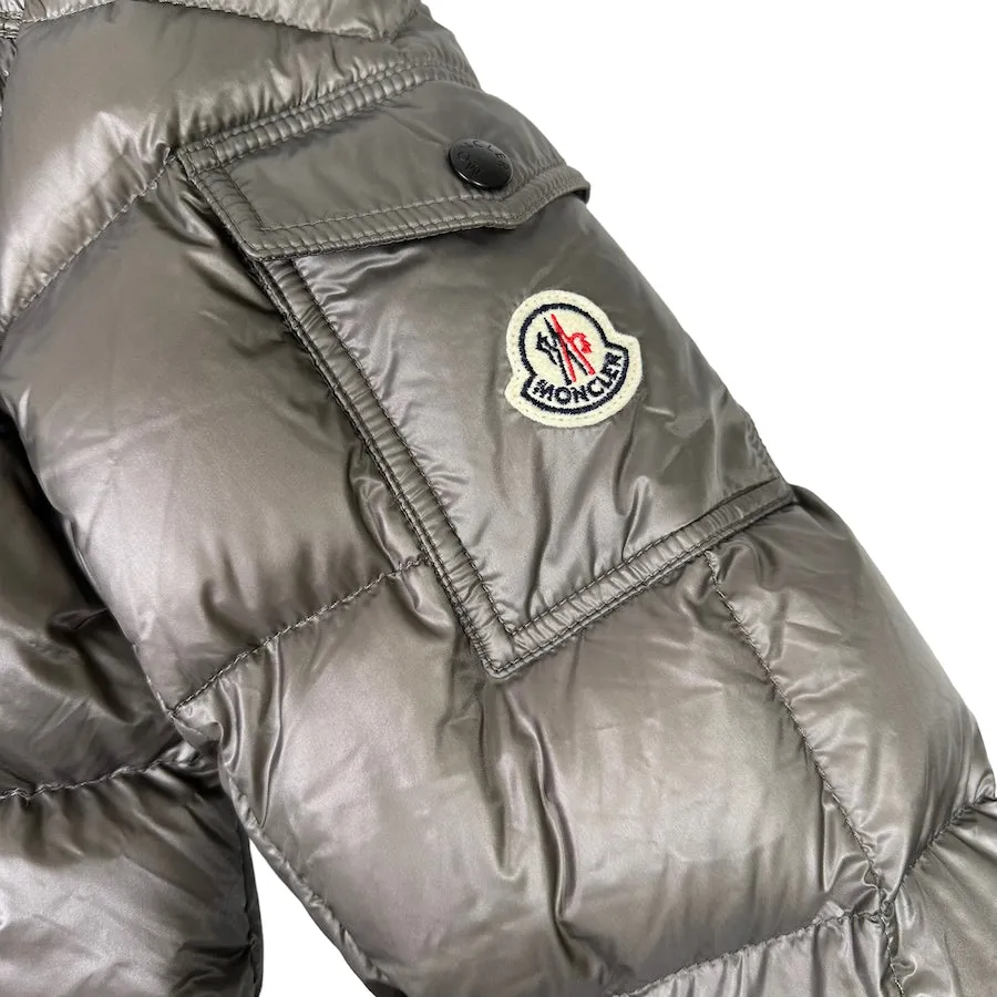 MONCLER SILVER HUBERT DOWN JACKET