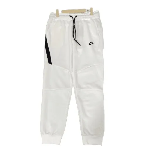 NIKE TECH FLEECE PANTS x WHITE/BLACK