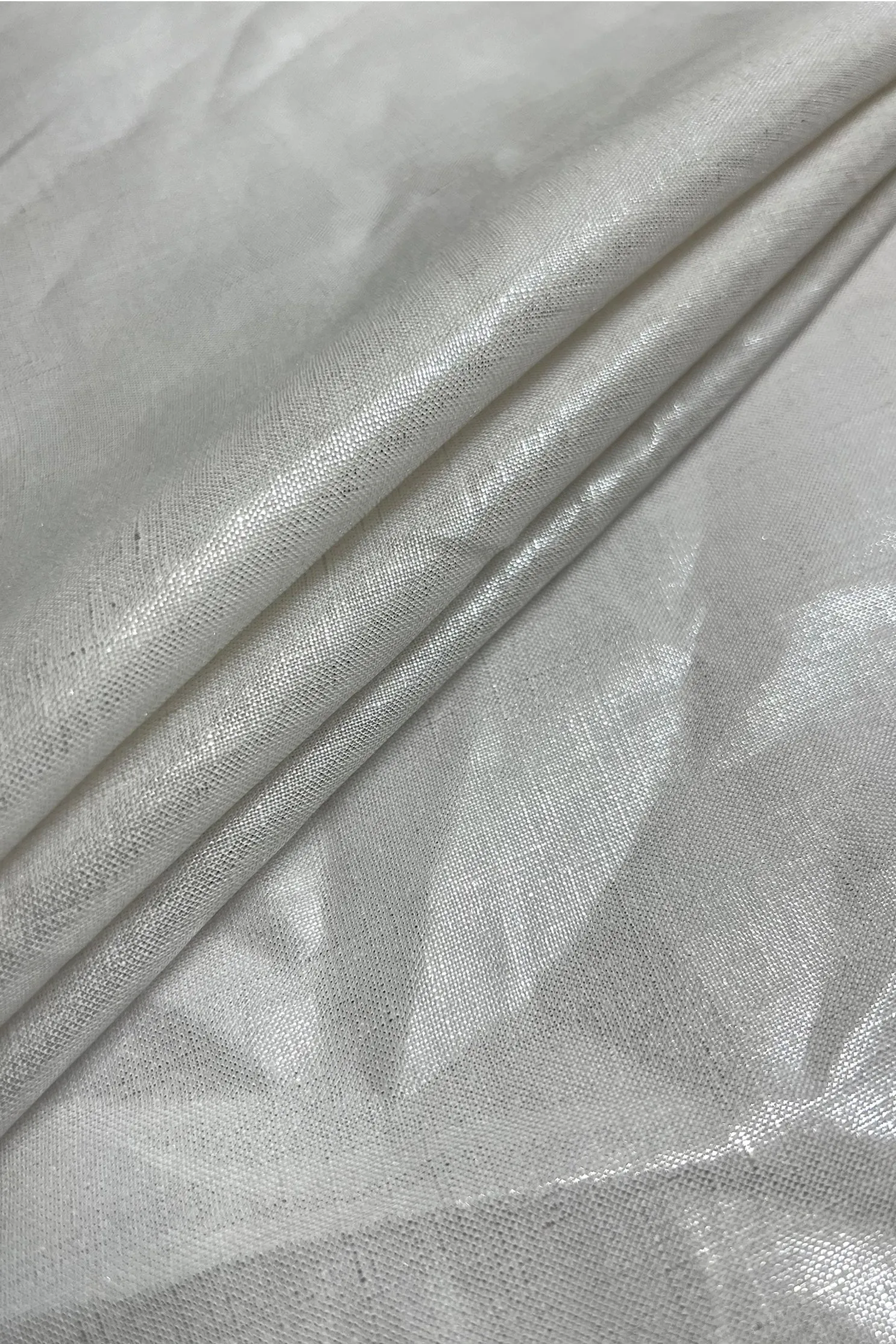 Offwhite Metallic Linen