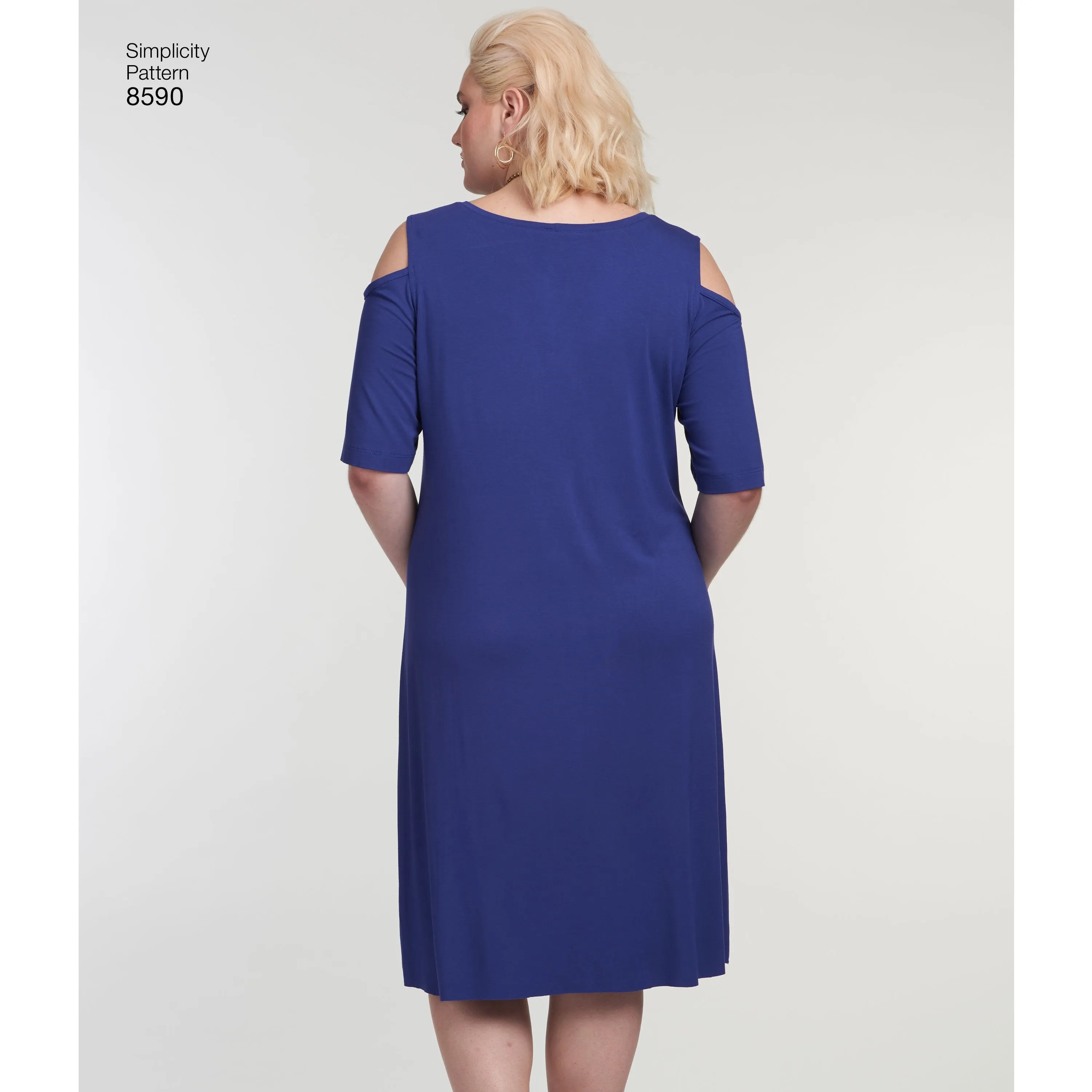 Simplicity Pattern 8590 knit dresses