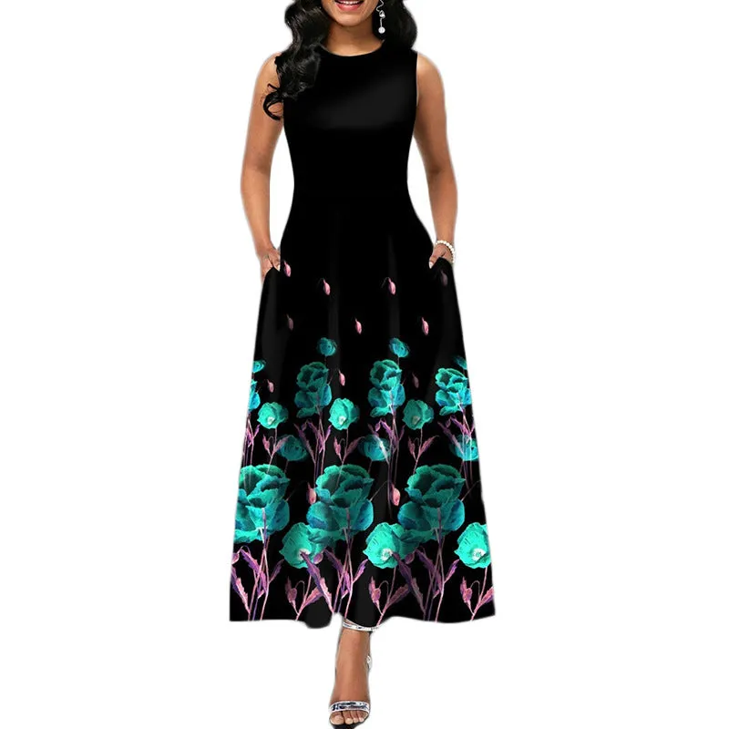 Sleeveless Simple Wholesale Maxi Dresses For Valentine'S Day