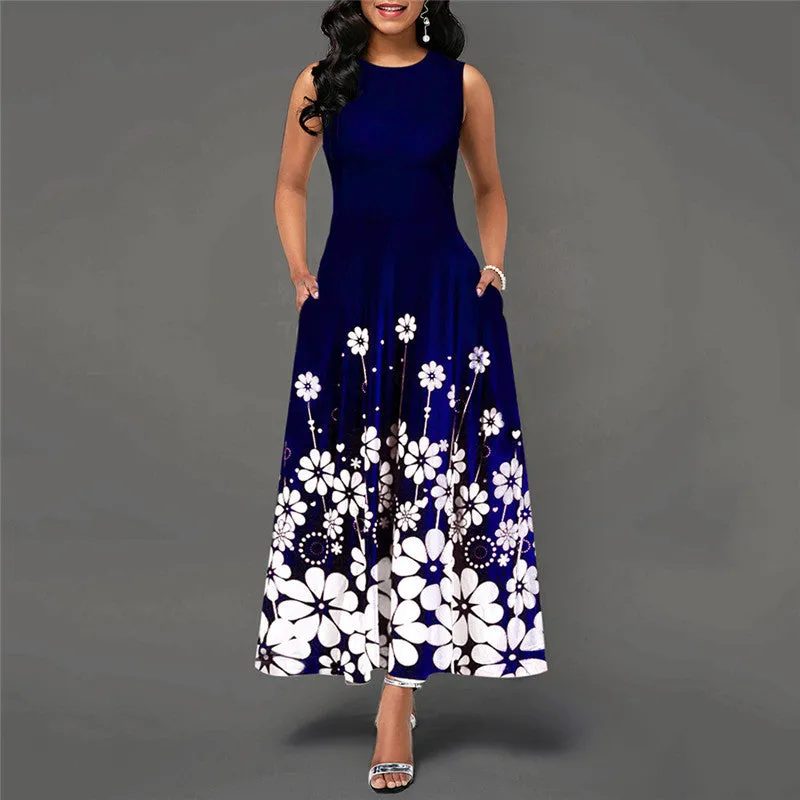 Sleeveless Simple Wholesale Maxi Dresses For Valentine'S Day