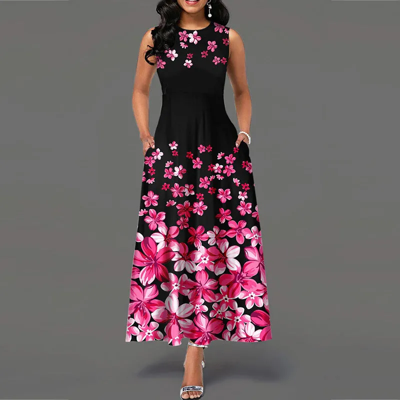 Sleeveless Simple Wholesale Maxi Dresses For Valentine'S Day