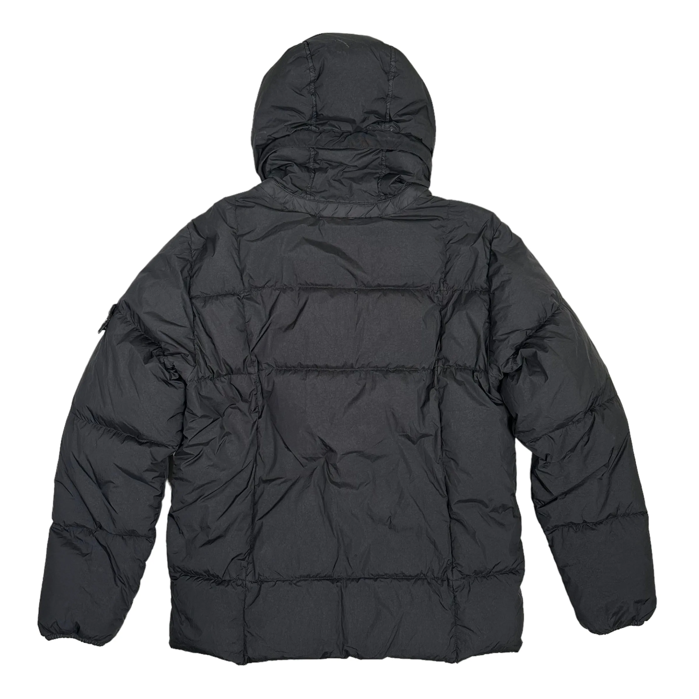 STONE ISLAND AW19 BLACK CRINKLE REPS NY DOWN JACKET