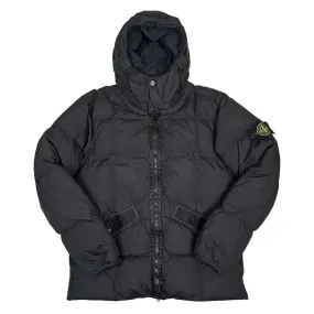 STONE ISLAND AW19 BLACK CRINKLE REPS NY DOWN JACKET