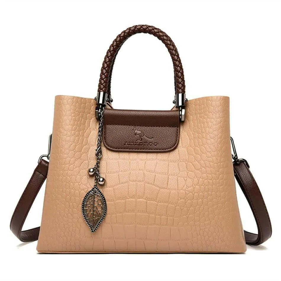 The ALEXANDRA  Genuine Leather Shoulder Bag