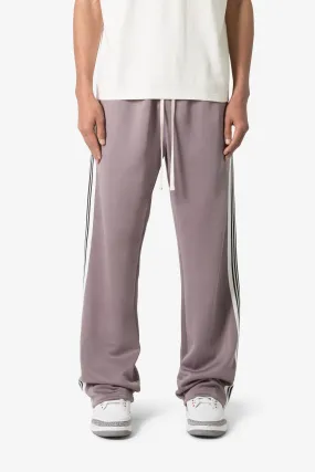 Tricot Side Stripe Pants - Mauve