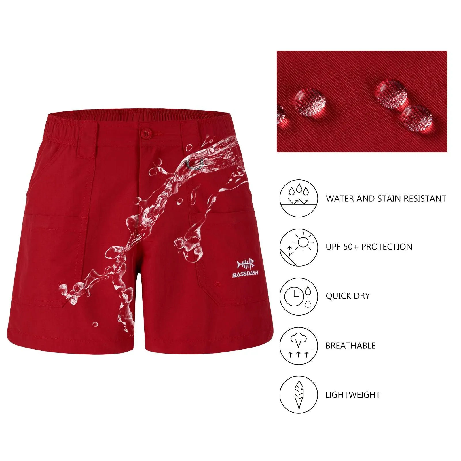 Youth 5in UPF 50  Quick Dry Fishing Shorts FP03Y