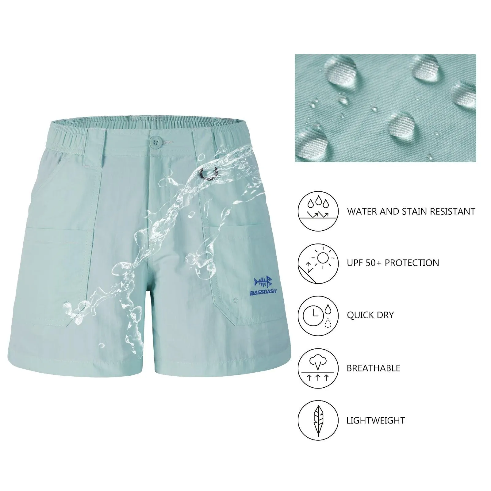 Youth 5in UPF 50  Quick Dry Fishing Shorts FP03Y