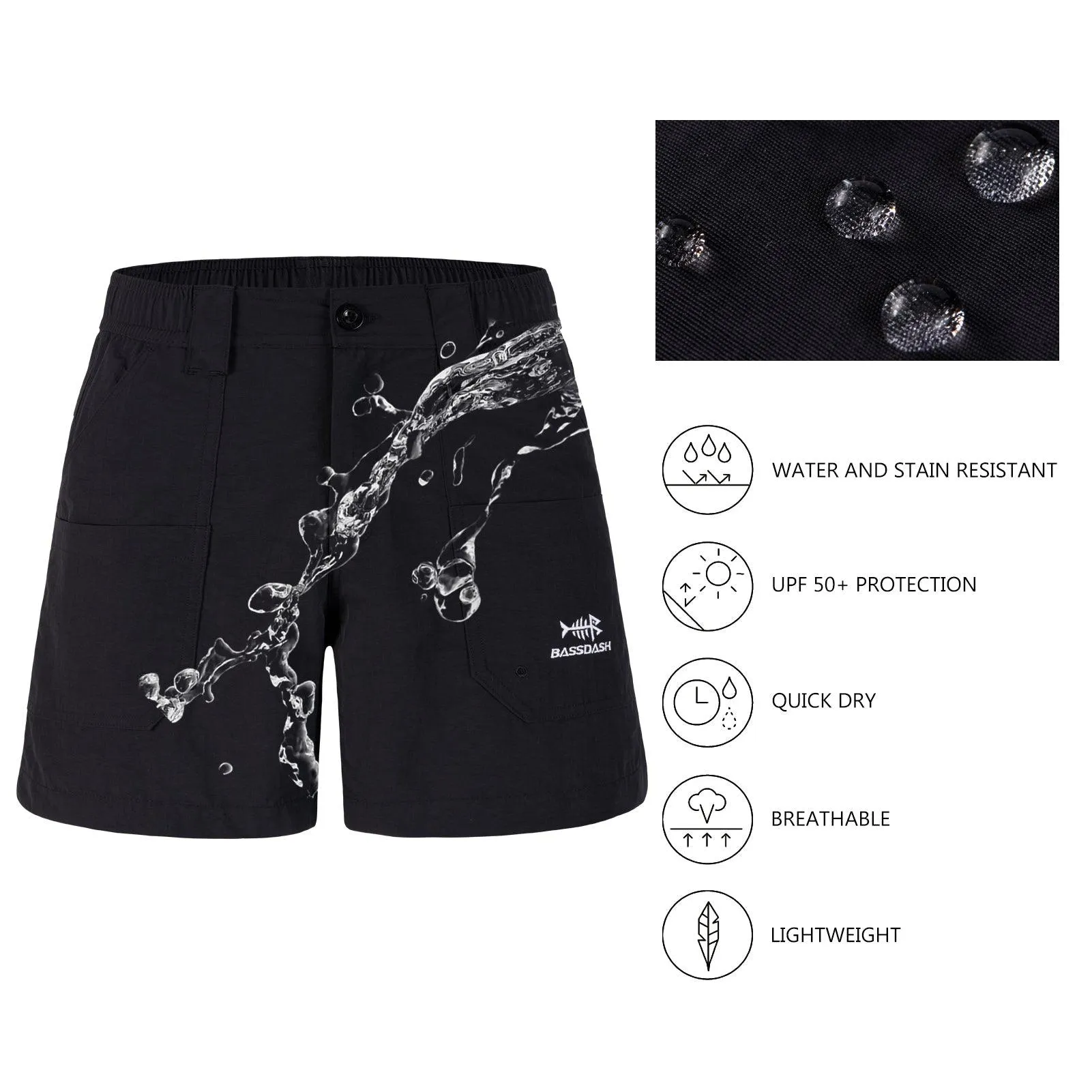 Youth 5in UPF 50  Quick Dry Fishing Shorts FP03Y