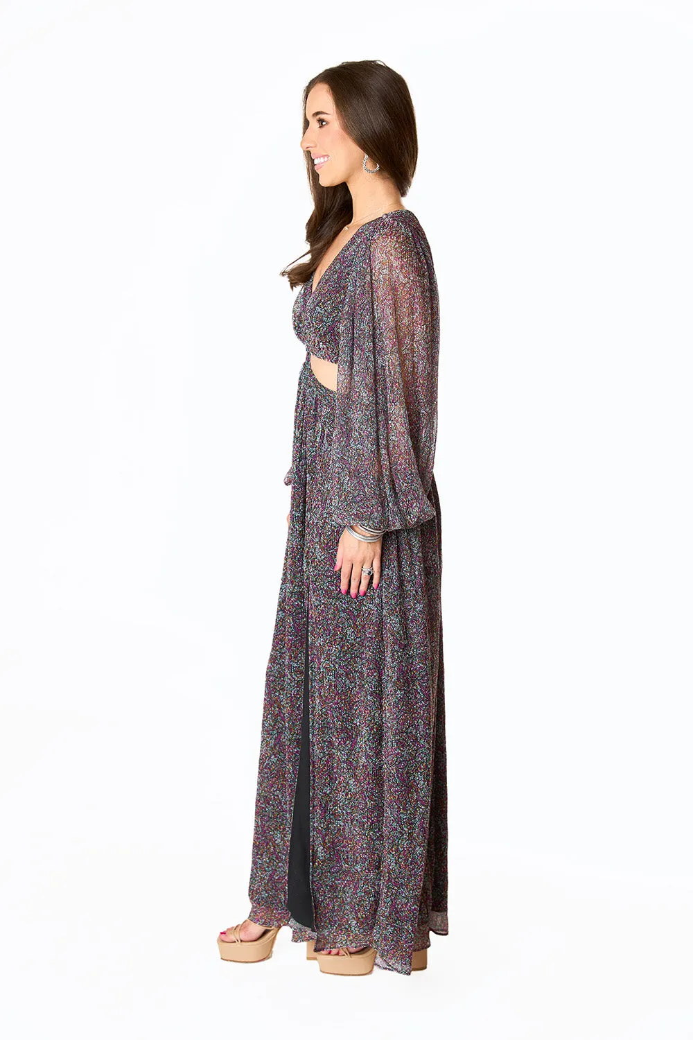 Yvonne Long Sleeve Maxi Dress - Ozark